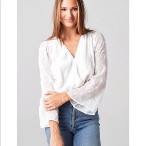 Revolve ASTR the Label Saskia Wrap Top